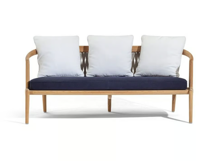 THE SECRET GARDEN - Teak garden sofa _ Poltrona Frau